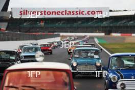 Silverstone Classic 2019 Mini Anniversary Parade At the Home of British Motorsport. 26-28 July 2019 Free for editorial use only  Photo credit – JEP