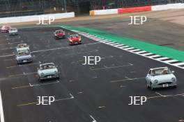 Silverstone Classic 2019 Figaro Parade At the Home of British Motorsport. 26-28 July 2019 Free for editorial use only  Photo credit – JEP