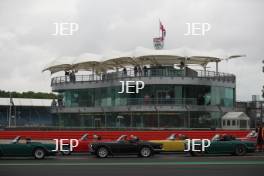 Silverstone Classic 2019 Triumph Parade At the Home of British Motorsport. 26-28 July 2019 Free for editorial use only  Photo credit – JEP