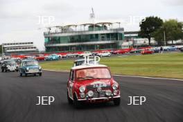 Silverstone Classic 2019 Mini Anniversary Parade At the Home of British Motorsport. 26-28 July 2019 Free for editorial use only  Photo credit – JEP