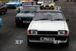 Silverstone Classic 2019 Ford Capri Parade At the Home of British Motorsport. 26-28 July 2019 Free for editorial use only  Photo credit – JEP