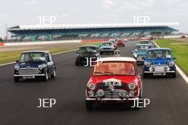 Silverstone Classic 2019 Mini Anniversary Parade At the Home of British Motorsport. 26-28 July 2019 Free for editorial use only  Photo credit – JEP