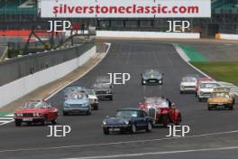 Silverstone Classic 2019 Triumph Parade At the Home of British Motorsport. 26-28 July 2019 Free for editorial use only  Photo credit – JEP