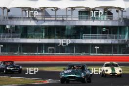 Silverstone Classic 2019 19 BEST Tony, GB, JONES-BEST Charlie, GB, Jaguar E-Type At the Home of British Motorsport. 26-28 July 2019 Free for editorial use only Photo credit – JEP