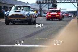 Silverstone Classic 2019 22 MILLER George, GB, GOBLE Les, GB, Aston Martin DB4 Coupe At the Home of British Motorsport. 26-28 July 2019 Free for editorial use only Photo credit – JEP