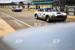 Silverstone Classic 2019 22 MILLER George, GB, GOBLE Les, GB, Aston Martin DB4 Coupe At the Home of British Motorsport. 26-28 July 2019 Free for editorial use only Photo credit – JEP