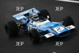 Silverstone Classic 2019 Sir Jackie Stewart - 1969 Matra MS80-02 At the Home of British Motorsport. 26-28 July 2019 Free for editorial use only  Photo credit – JEP 