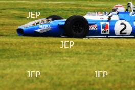 Silverstone Classic 2019 Sir Jackie Stewart - 1969 Matra MS80-02 At the Home of British Motorsport. 26-28 July 2019 Free for editorial use only  Photo credit – JEP 