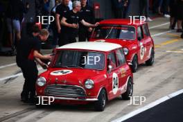 Silverstone Classic 2019 24 HAGAN James, IE, MAWHINNEY Stephen, GB, Morris Mini Cooper S At the Home of British Motorsport. 26-28 July 2019 Free for editorial use only  Photo credit – JEP