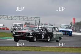 Silverstone Classic 2019 EVANS / BRADSHAW Ford Mustang At the Home of British Motorsport. 26-28 July 2019 Free for editorial use only  Photo credit – JEP