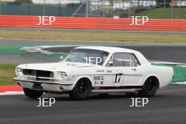 Silverstone Classic 2019 17 BARTRUM David, GB, CAINE Michael, GB, Ford Mustang At the Home of British Motorsport. 26-28 July 2019 Free for editorial use only  Photo credit – JEP