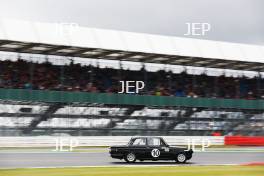 Silverstone Classic 2019 10 WALKER Richard, GB, WALKER James, GB, Ford Lotus Cortina At the Home of British Motorsport. 26-28 July 2019 Free for editorial use only  Photo credit – JEP