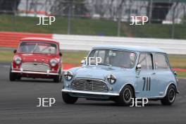 Silverstone Classic 2019 711 LEWIS Dan, GB, Austin Mini Cooper S At the Home of British Motorsport. 26-28 July 2019 Free for editorial use only  Photo credit – JEP