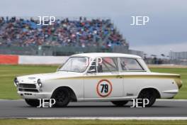 Silverstone Classic 2019 79 MARTIN Mark, GB, SOPER Steve, GB, Ford Lotus Cortina At the Home of British Motorsport. 26-28 July 2019 Free for editorial use only  Photo credit – JEP