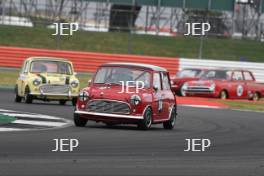 Silverstone Classic 2019 244 BELL Tom, GB, Austin Mini Cooper S At the Home of British Motorsport. 26-28 July 2019 Free for editorial use only  Photo credit – JEP