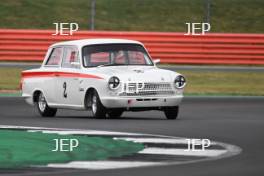 Silverstone Classic 2019 2 BROWN Neil, GB, Ford Lotus Cortina At the Home of British Motorsport. 26-28 July 2019 Free for editorial use only  Photo credit – JEP