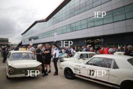 Silverstone Classic 2019 17 BARTRUM David, GB, CAINE Michael, GB, Ford Mustang At the Home of British Motorsport. 26-28 July 2019 Free for editorial use only  Photo credit – JEP