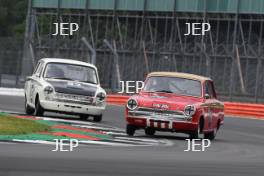 Silverstone Classic 2019 191 HOLME Mark, GB, GREENSALL Nigel, GB, Ford Lotus Cortina At the Home of British Motorsport. 26-28 July 2019 Free for editorial use only  Photo credit – JEP