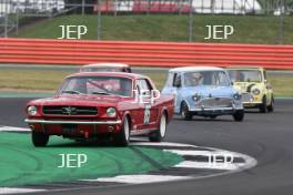 Silverstone Classic 2019 85 NAISMITH Nick, GB, NAISMITH Harry, GB, Ford Mustang At the Home of British Motorsport. 26-28 July 2019 Free for editorial use only  Photo credit – JEP