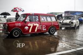 The Classic, Silverstone 2021  77 Mark Burnett / Austin Mini Countryman  At the Home of British Motorsport.  30th July – 1st August  Free for editorial use only 