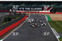 The Classic, Silverstone 2021 Historic Formula Junior Start  At the Home of British Motorsport. 30th July – 1st August Free for editorial use only