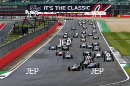 The Classic, Silverstone 2021  Race 1 Start At the Home of British Motorsport.  30th July – 1st August  Free for editorial use only 