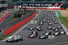 The Classic, Silverstone 2021 Historic Formula Junior Start  At the Home of British Motorsport. 30th July – 1st August Free for editorial use only