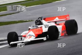 The Classic, Silverstone 2021  77 Steve Hartley / McLaren MP4/1 At the Home of British Motorsport.  30th July – 1st August  Free for editorial use only 