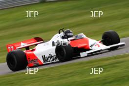 The Classic, Silverstone 2021  77 Steve Hartley / McLaren MP4/1 At the Home of British Motorsport.  30th July – 1st August  Free for editorial use only 