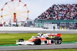 The Classic, Silverstone 2021  Lukas Halusa McLaren M23 At the Home of British Motorsport.  30th July – 1st August  Free for editorial use only 