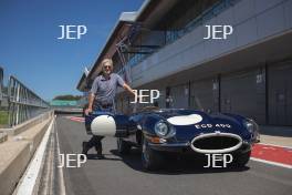 Silverstone Classic 2021  Damon Hill with the Jaguar E-Type At the Home of British Motorsport. 30th July – 1st August  Free for editorial use only  