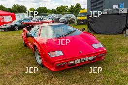 Silverstone Classic 2021  Lamborghini Countach. At the Home of British Motorsport. 30th July – 1st August  Free for editorial use only