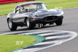 Silverstone Classic 2021  Martin Brundle and Alex Brundle - Jaguar E-Type. At the Home of British Motorsport. 30th July – 1st August  Free for editorial use only  