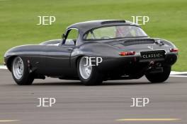 Silverstone Classic 2021  Martin Brundle and Alex Brundle - Jaguar E-Type. At the Home of British Motorsport. 30th July – 1st August  Free for editorial use only  