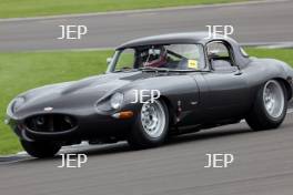 Silverstone Classic 2021  Martin Brundle and Alex Brundle - Jaguar E-Type. At the Home of British Motorsport. 30th July – 1st August  Free for editorial use only  