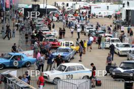 The Classic, Silverstone 2022 At the Home of British Motorsport.  26th-28th August 2022  Free for editorial use only  Paddock and assembly area