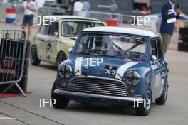 The Classic, Silverstone 2022 At the Home of British Motorsport.  26th-28th August 2022  Free for editorial use only  885 Dominic HOLLAND Austin Mini Cooper S