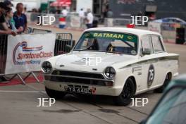 The Classic, Silverstone 2022 At the Home of British Motorsport.  26th-28th August 2022  Free for editorial use only  75 Richard Bateman / Stephen Upsdell - Ford Lotus Cortina