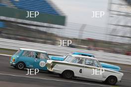 The Classic, Silverstone 2022 At the Home of British Motorsport.  26th-28th August 2022  Free for editorial use only  4 Oliver Attard / Sam Attard - Ford Lotus Cortina