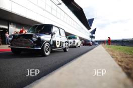 The Classic, Silverstone 2022 At the Home of British Motorsport.  26th-28th August 2022  Free for editorial use only  55 Jeff Smith - Austin Mini Cooper S