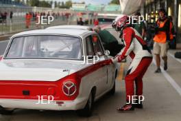 The Classic, Silverstone 2022 At the Home of British Motorsport.  26th-28th August 2022  Free for editorial use only  1 Richard Dutton / Neil Brown - Ford Lotus Cortina