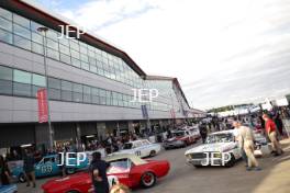 The Classic, Silverstone 2022 At the Home of British Motorsport.  26th-28th August 2022  Free for editorial use only  Paddock and assembly area