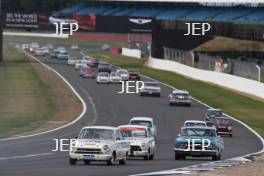 The Classic, Silverstone 2022 At the Home of British Motorsport.  26th-28th August 2022  Free for editorial use only  170 JEWELL / CLUCAS Ford Lotus Cortina