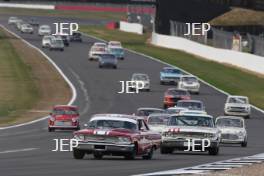 The Classic, Silverstone 2022 At the Home of British Motorsport.  26th-28th August 2022  Free for editorial use only  100 Ben Mitchell / Christoff Cowens - Ford Galaxie