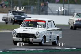 The Classic, Silverstone 2022 At the Home of British Motorsport.  26th-28th August 2022  Free for editorial use only  711 SMITH G / SMITH P Ford Lotus Cortina