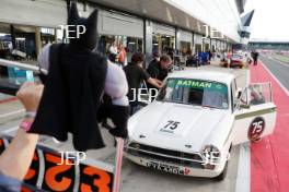 The Classic, Silverstone 2022 At the Home of British Motorsport.  26th-28th August 2022  Free for editorial use only  75 Richard Bateman / Stephen Upsdell - Ford Lotus Cortina