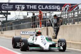 The Classic, Silverstone 2022 At the Home of British Motorsport.  26th-28th August 2022  Free for editorial use only  7 Mike Cantillon - Williams FW07C 1982