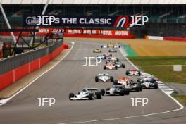 The Classic, Silverstone 2022 At the Home of British Motorsport.  26th-28th August 2022  Free for editorial use only  Race Start