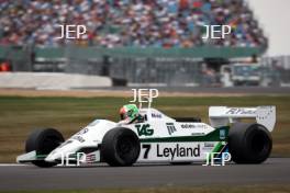 The Classic, Silverstone 2022 At the Home of British Motorsport.  26th-28th August 2022  Free for editorial use only  7 Mike Cantillon - Williams FW07C 1982