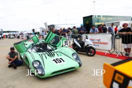 The Classic, Silverstone 2022 At the Home of British Motorsport.  26th-28th August 2022  Free for editorial use only  151 Damon DeSantis / David Hinton - Lola T70 Mk3B